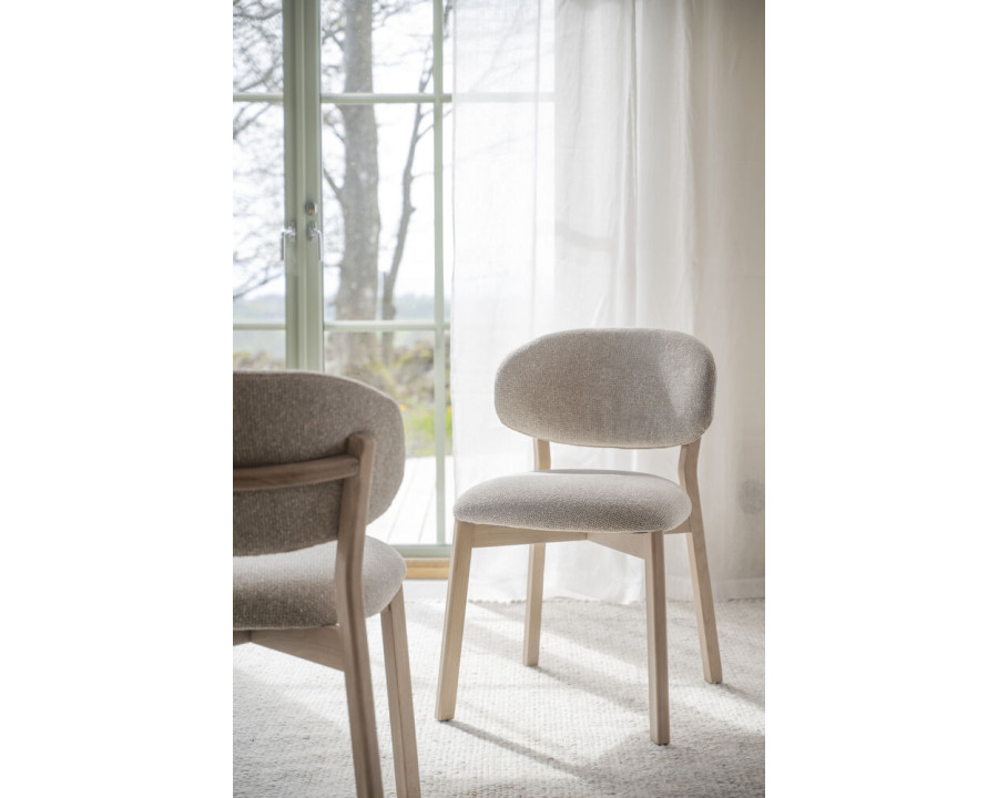 Patterson Spisebordsstol i hvidkalket eg