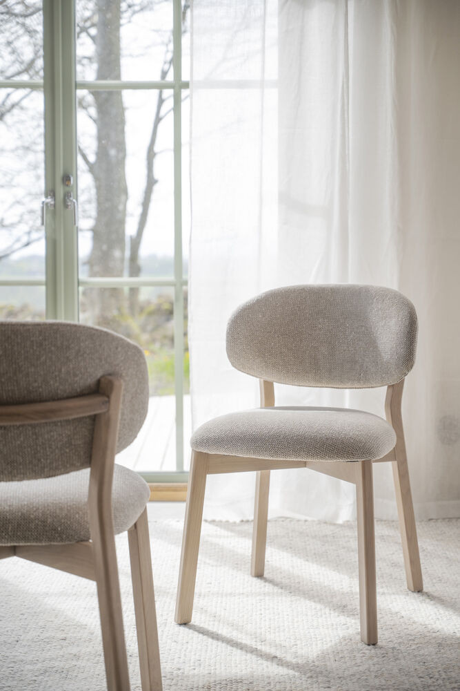 Patterson Spisebordsstol i hvidkalket eg