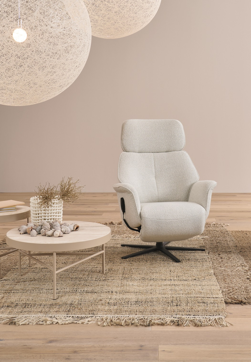 Himolla S-lounger 7362 - eksklusiv reclinerstol med stå-op hjælp