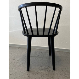 Spisebordsstole Carmen sort (4 stk. sætpris) Udstillingsmodel