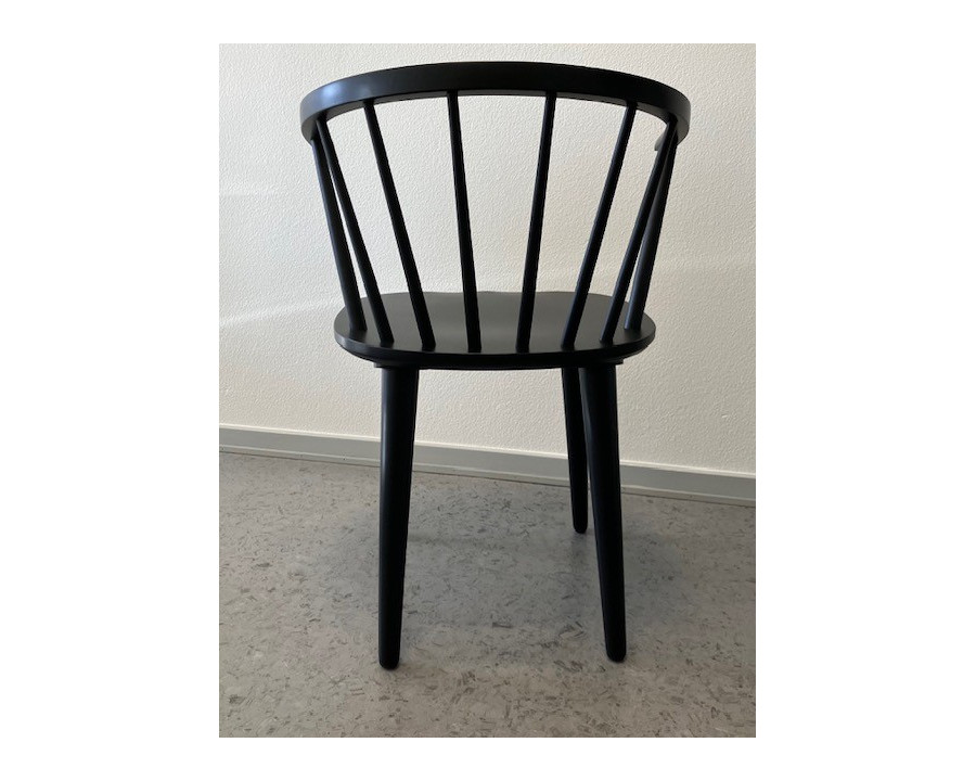 Spisebordsstole Carmen sort (4 stk. sætpris) Udstillingsmodel