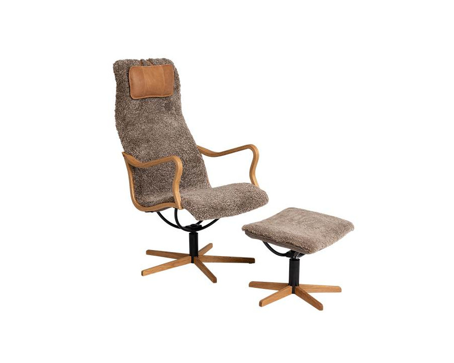 Chic lænestol inkl. skammel...