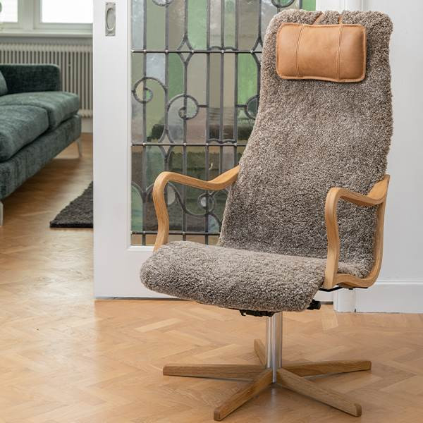 Chic lænestol inkl. skammel