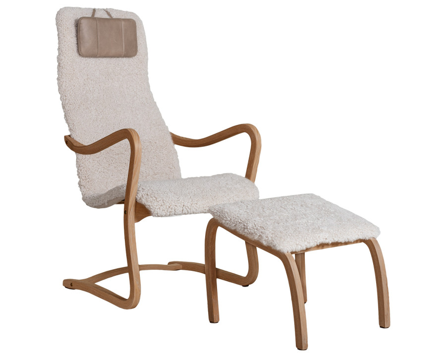 Luna lænestol inkl. skammel Kampagnepris