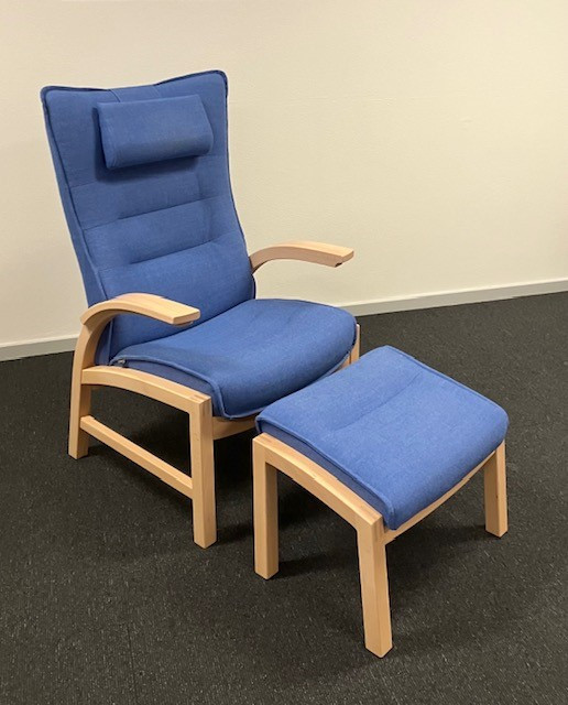 Cantate i stof med fodskammel Udstillingsmodel