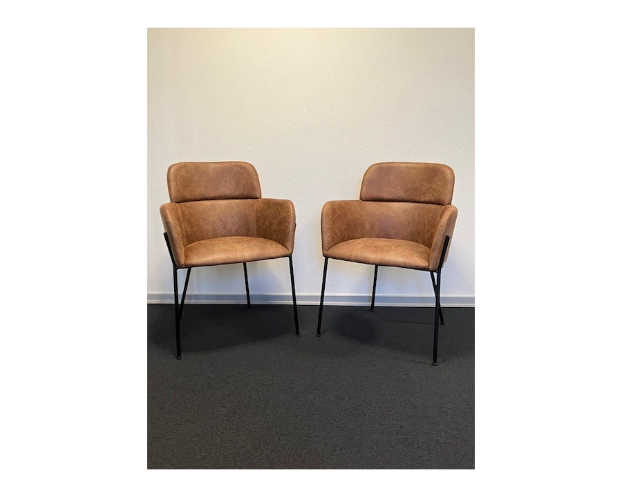 Daniel spisestuestole brun...