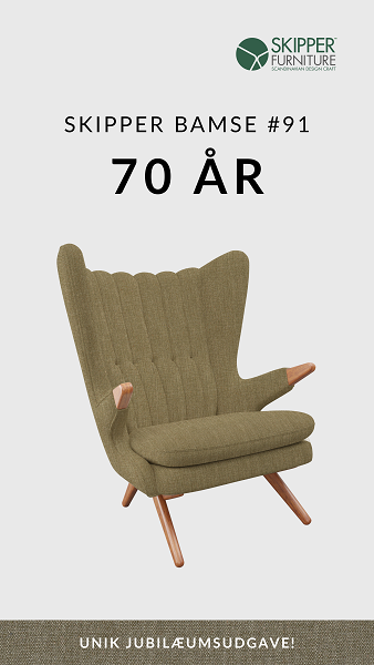 Bamsestol - unik 70 års jubilæumsmodel