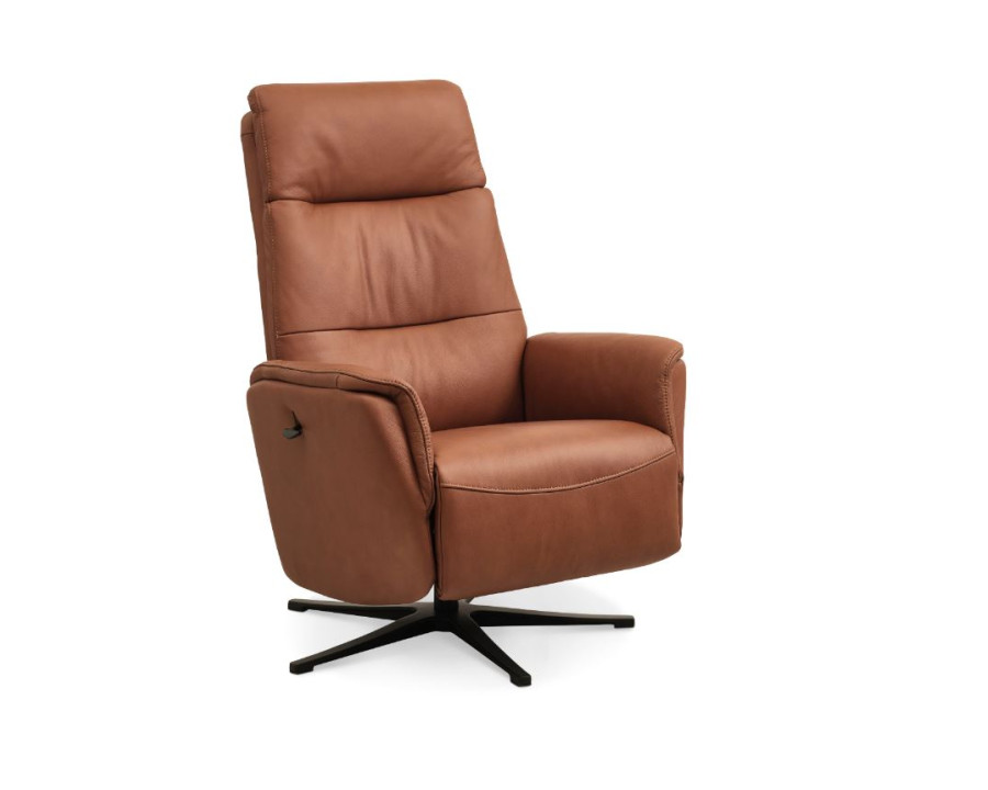 Malthe lænestol i læder med...