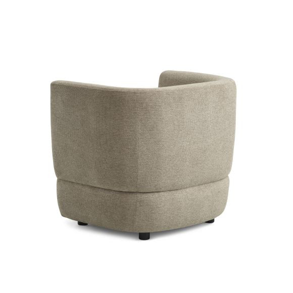 Matteo louge stol, stof taupe