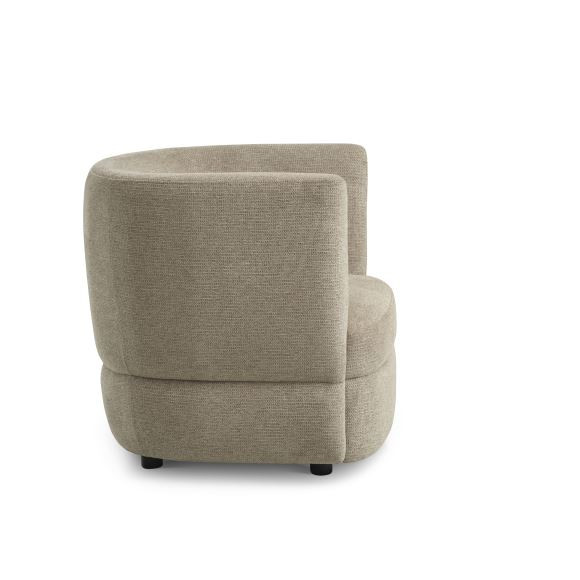 Matteo louge stol, stof taupe