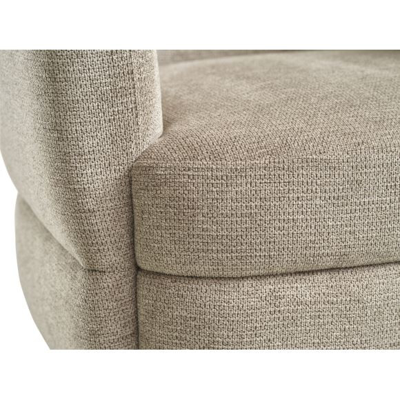 Matteo louge stol, stof taupe