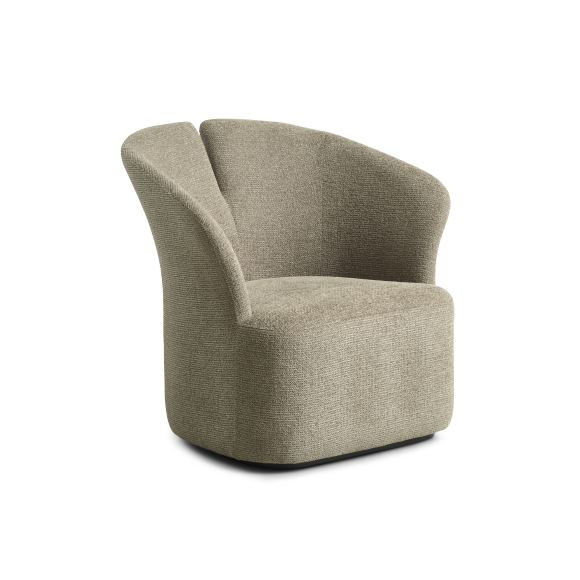 Florian lounge stol, stof taupe