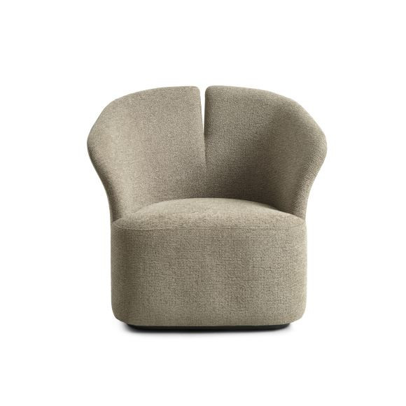 Florian lounge stol, stof taupe