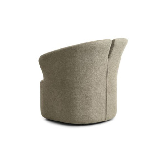 Florian lounge stol, stof taupe