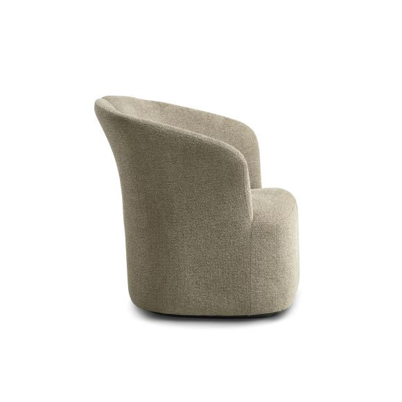 Florian lounge stol, stof taupe