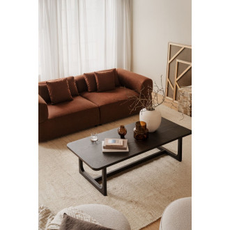 Sofabord Driscoll, brunt 160x70 cm