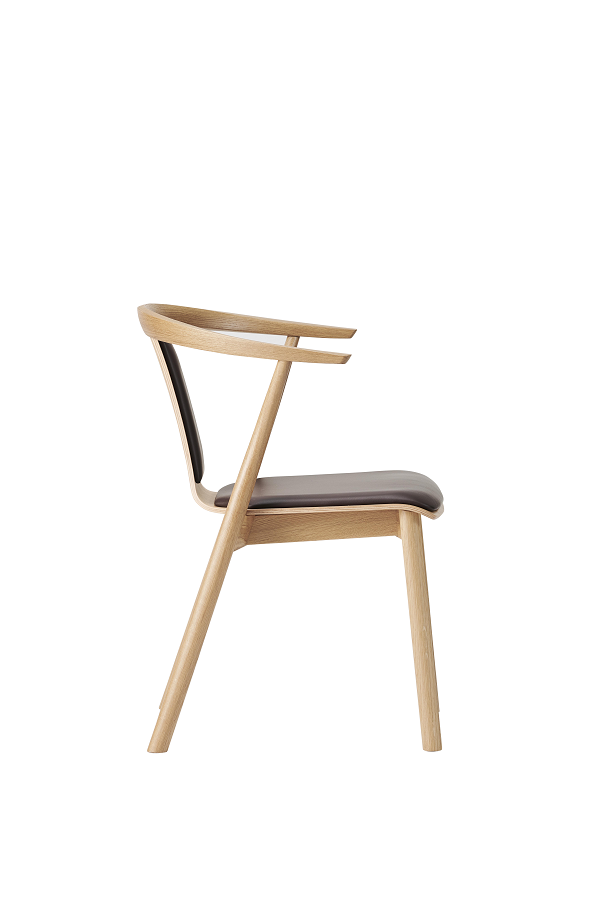 Farstrup 2500 Stag-S Spisebordstol m. polstret sæde