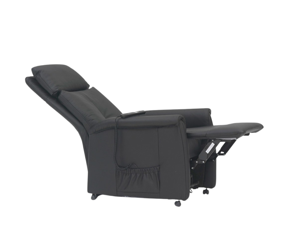 Hasle Lænestol Large med hjul og el-betjent lift