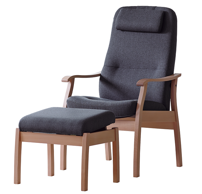 Farstrup Applaus lænestol m. fodskammel - sætpris