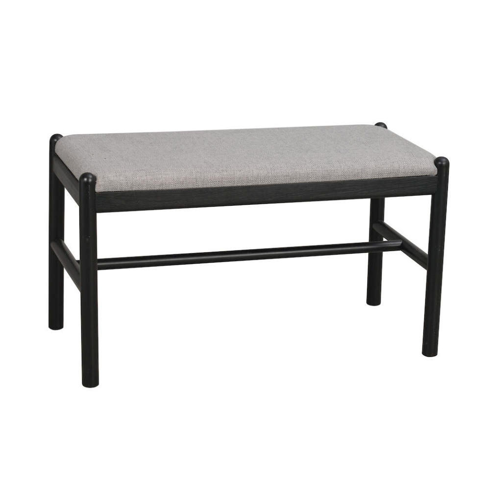 Rowico Milford bænk i 2 farver med grå sæde