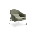 Reece lounge stol i forest green stof