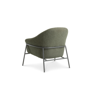 Reece lounge stol i forest green stof
