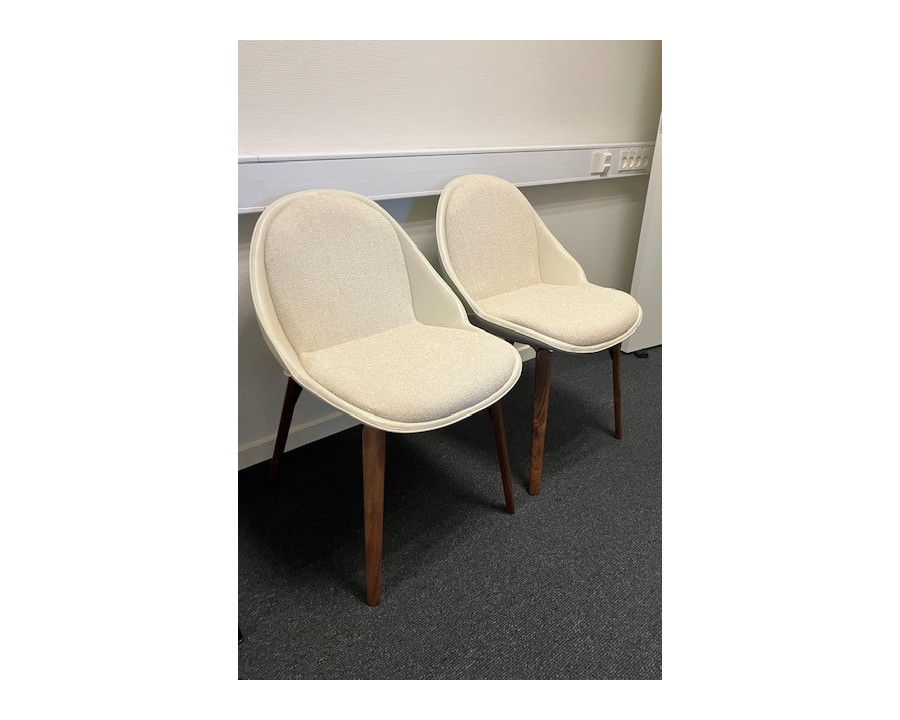 Arch spisestuestol i hvid...