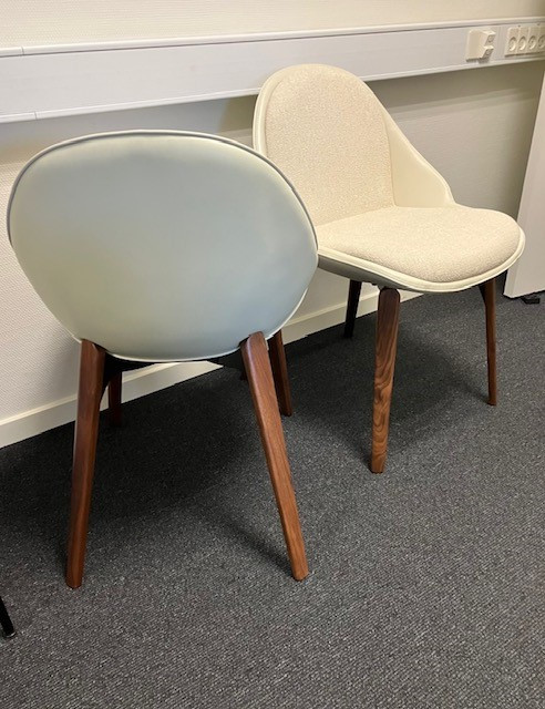 Arch spisestuestol i hvid (2 stk. sætpris)