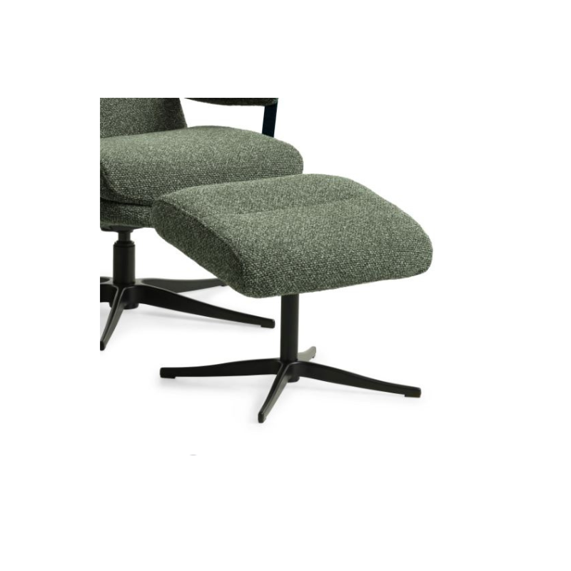 Connor skammel med white moss grøn stof