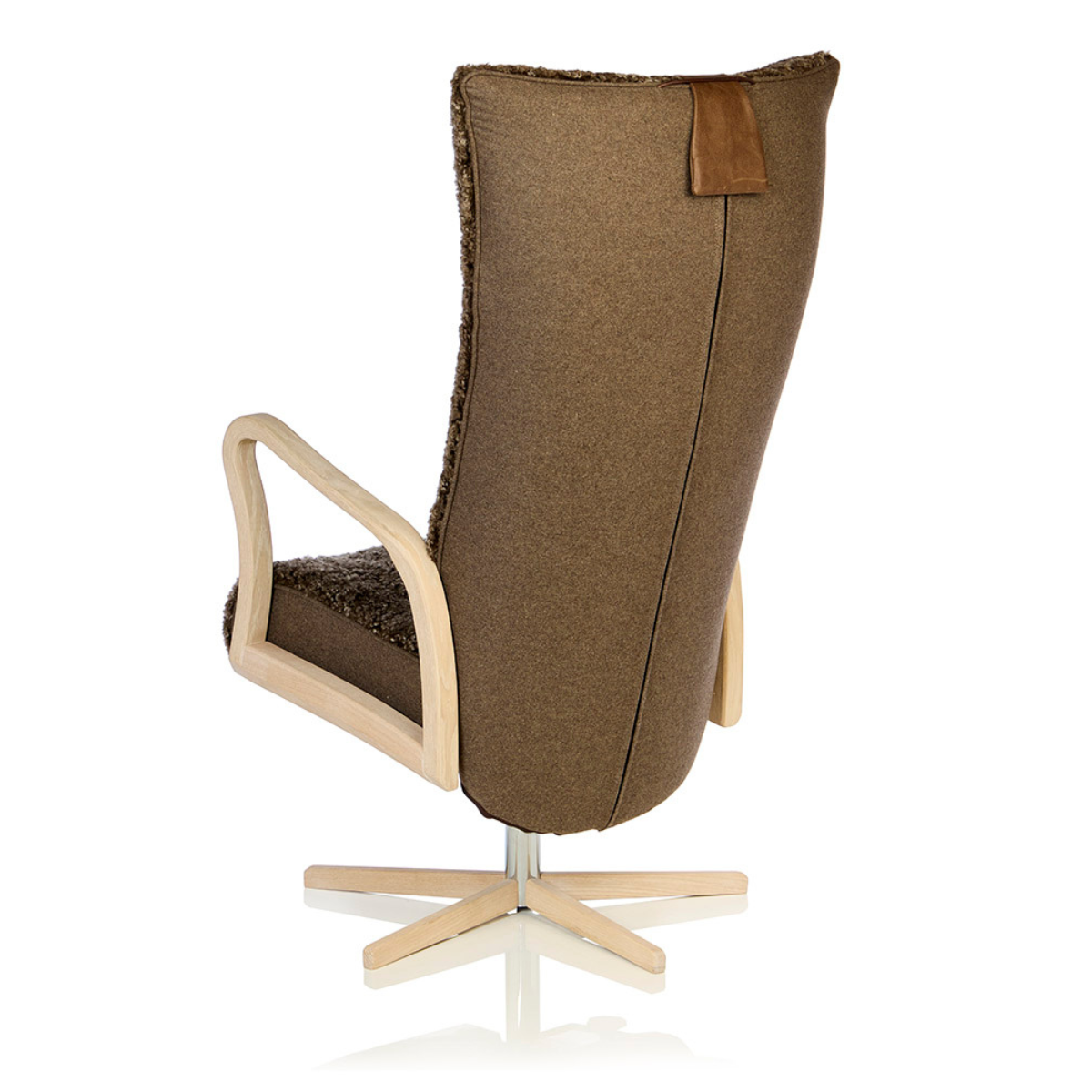 Arcus stol + skammel - Høj sidde/ryghøjde