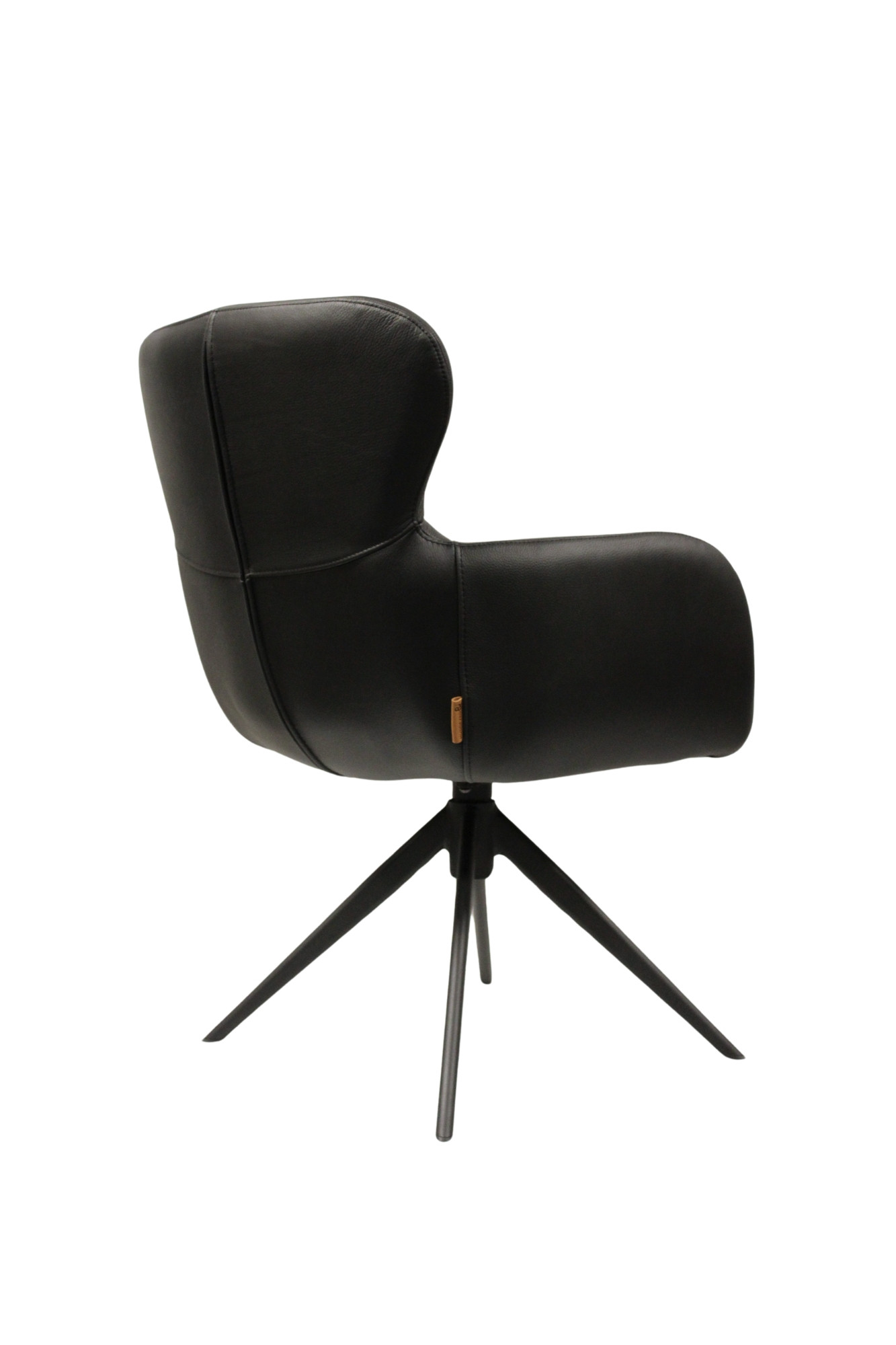 Benjamin spisebordsstol i sort eller brun læder