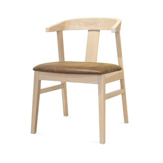 Coach stol i eg | Restaurant stol & café stol | Tom Stepp design