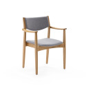 Helland Addi stol med armlæn - Stabelbar design klassiker