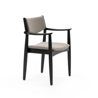Helland Addi stol med armlæn | Stabelbar designklassiker