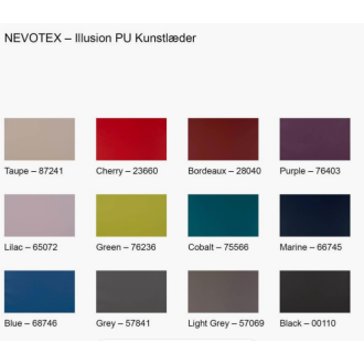 Schou Andersen 7012 Stabelbar spisestuestol - Kunstlæder