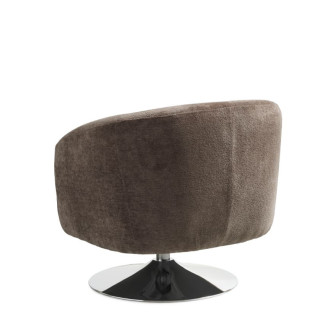 Conrad Loungestol Beige tekstil med drejefunktion