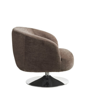 Conrad Loungestol Beige tekstil med drejefunktion