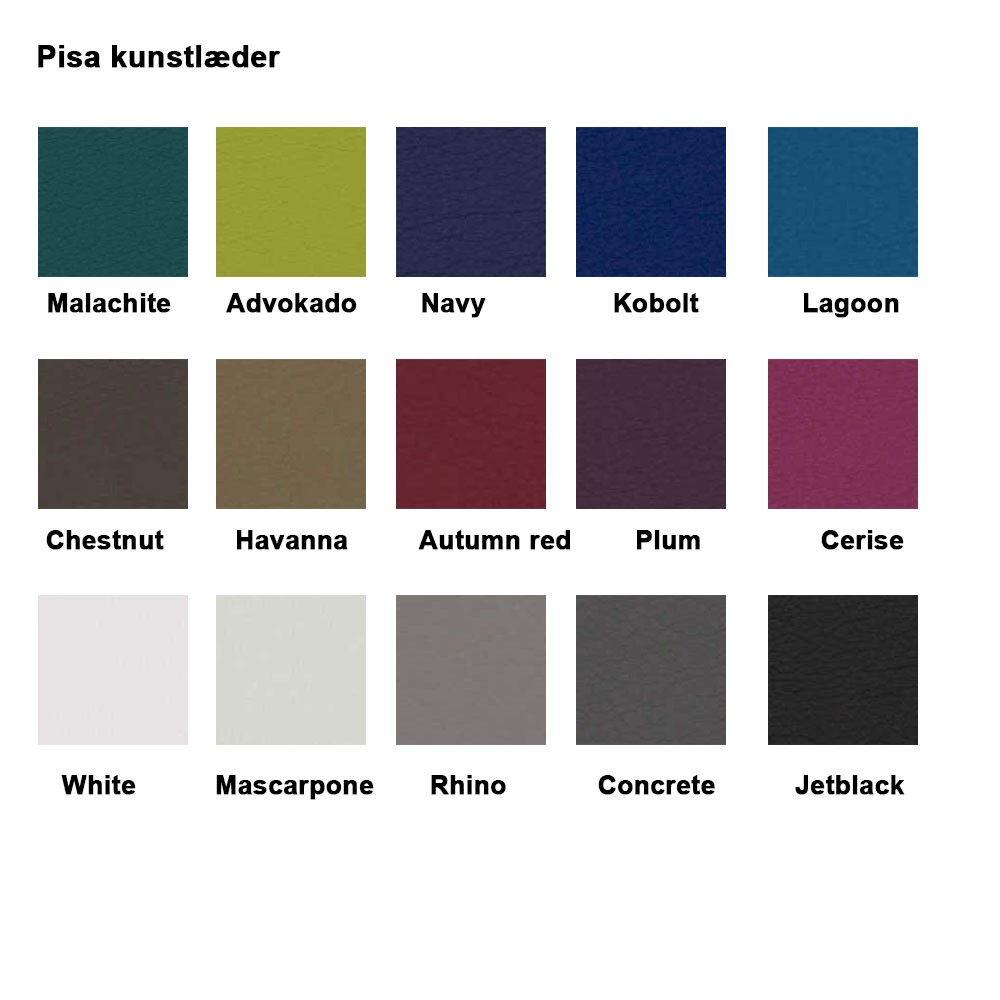 Bizz konferencestol med armlæn - kunstlæder