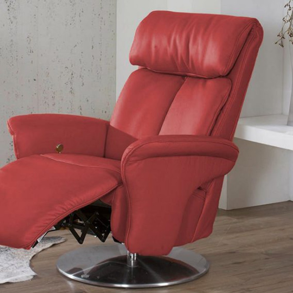 Hornbæk Otium Lænestol Large med drejefod og el-betjent lift