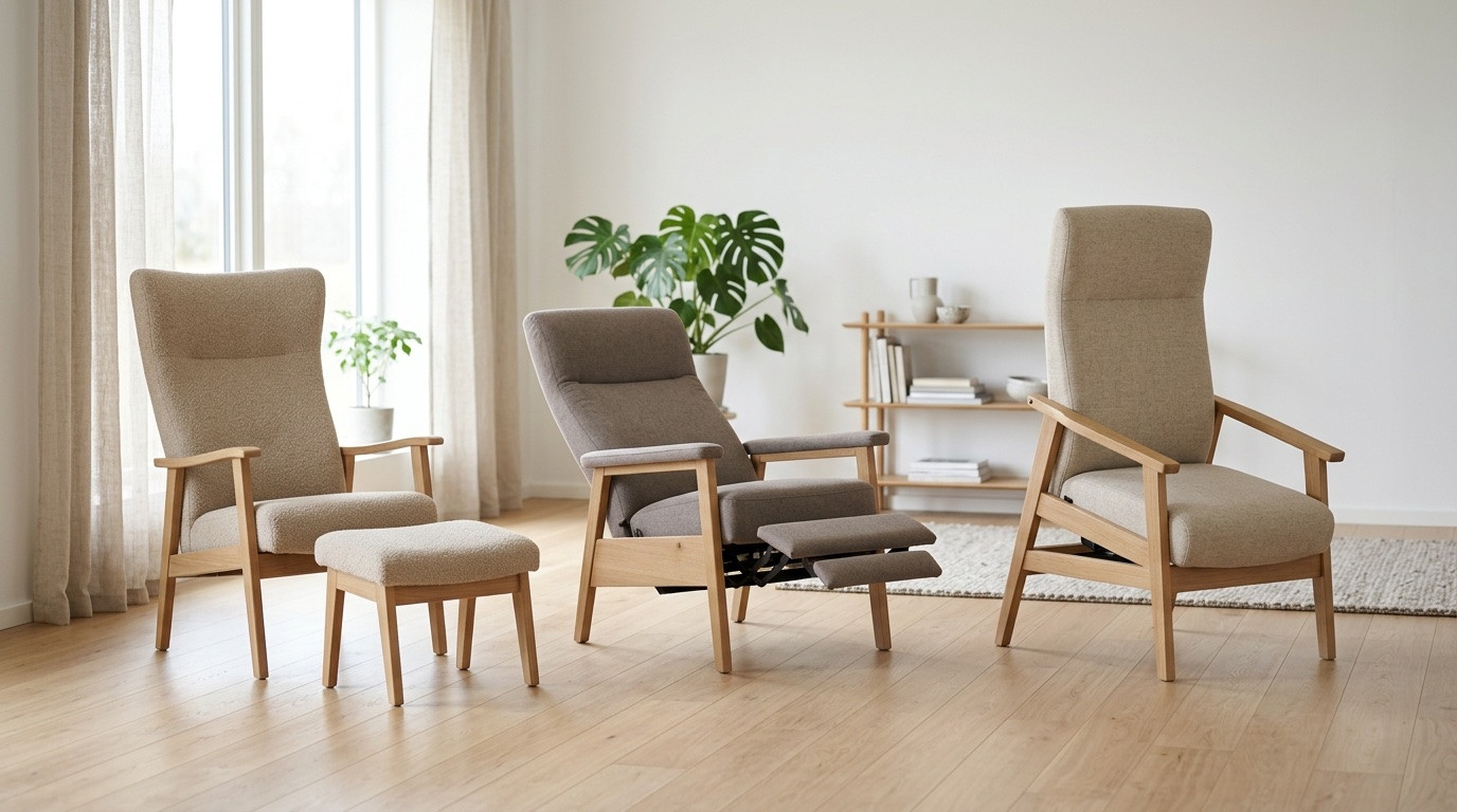 Vippe, recline eller løfte op: hvilken funktion skal din stol have?