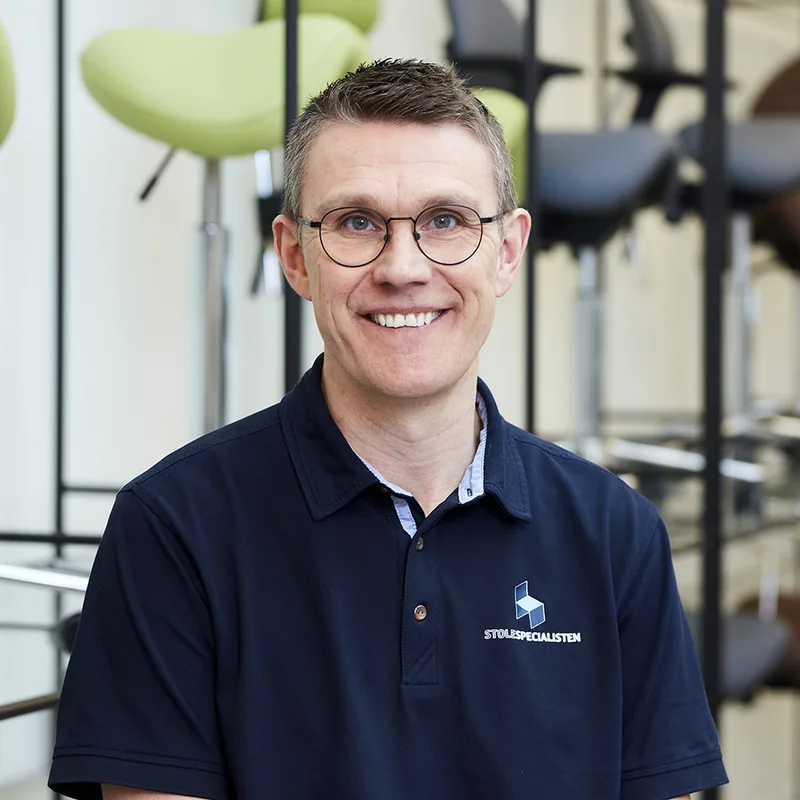 Martin Andersen, stolespecialist og fysioterapeut